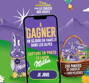 Bon plan du jour: des paniers Milka à gagner 🐇