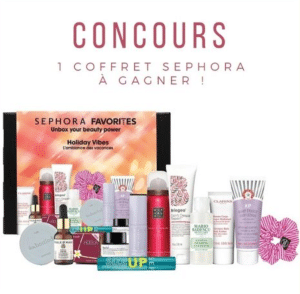 Bon plan du jour: 1 coffret 12 soins Sephora à gagner