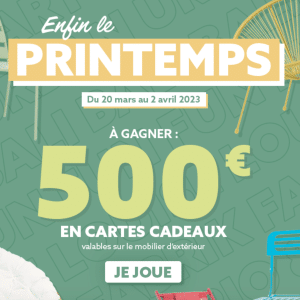 Bon plan du jour: 500€ de bons d'achat GIFI