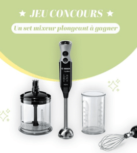 Bon plan du jour: 1 set de mixeur plongeant à gagner
