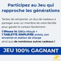 Grand jeu « Services Seniors » organisé par la Poste : jouez pour tenter de gagner un Iphone 14 et de nombreux autres lots