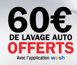 Bon plan du jour: 60€ de lavage auto ici