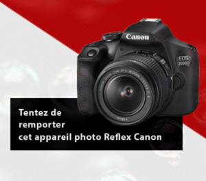 Bon plan du jour: 1 reflex Canon à gagner