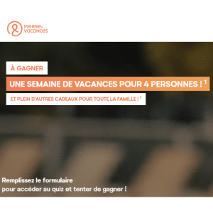 Jeu Pierre et vacances
