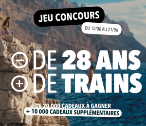 Jeu SNCF: 30 000 cadeaux à gagner
