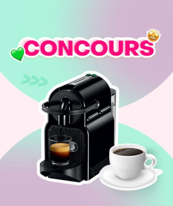 Nespresso: 1 cafetière à gagner ☕