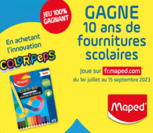 MAPED: 5 virements de 1000€ à gagner