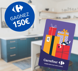 Carrefour: 2 x 150€ à gagner en bon d'achat 🛒