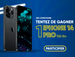 1 IPHONE 14 à gagner!