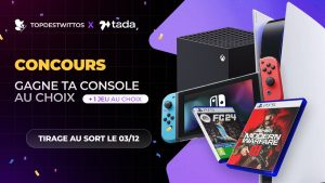 3 consoles de jeux avec 3 jeux vidéo au choix