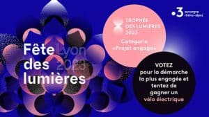 texte à rédiger pour un jeux concours que nous avons trouvé sur le site : https://www.francetelevisions.fr/ - Le concours à présenter est offert par : France Televisions et la ville de Lyon - Il permet de gagner : 1 VTT électrique Neomouv Raipon Décathlon (1999 euros) - Principe du concours : Inscrivez-vous + votez pour la démarche que vous trouvez la plus engagée.