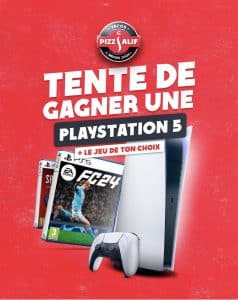 Cadeaux à gagner : 1 console PS5 avec 1 jeu vidéo au choix