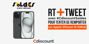 Tentez de remporter un iPhone 15 (128GB)