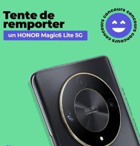 1 smartphone Honor Magic6 Lite 5G (299 euros)
