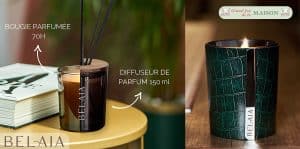 Gagnez 1 bon d’achat de 150€ pour vous offrir une bougie ou un diffuseur éco-responsables Belaia !