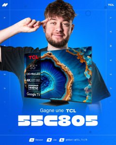 Cadeaux à gagner : 1 TV TCL Mini-LED
