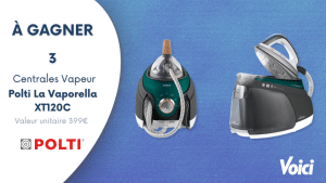 3 centrales vapeur Polti La Vaporella XT120C (399 euros)