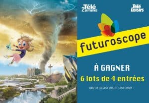 Cadeaux à gagner : 6 x 4 entrées pour le parc du Futuroscope (216 euros)