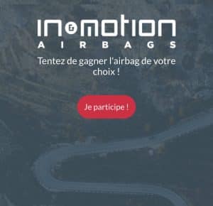 équipement airbag "In&motion" (399 euros)
