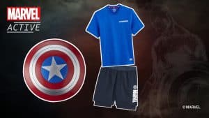 1 tenue "Captain America" avec son bouclier en vibranium Hasbro