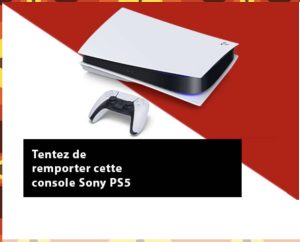 1 console de jeux Playstation 5