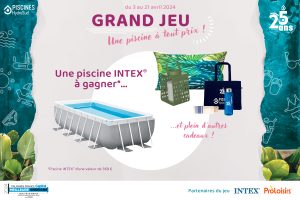 1 kit piscine hors sol Prism Frame Intex rectangulaire tubulaire (369 euros)