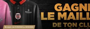 1 maillot de l'équipe de Top 14 ou Pro D2 de votre choix