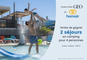2 séjours pour 4 personnes dans un camping Homair (550 euros)