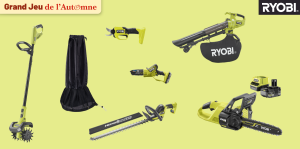 1 lot composé de 7 outils 18V ONE+ Ryobi (1301 euros)