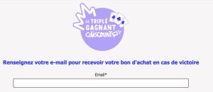 6 bons d'achat de 500 euros