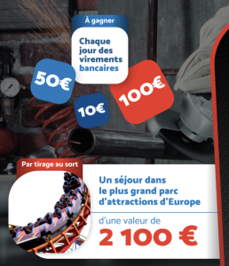 1 séjour pour 4 personnes à Europa Parc (transport inclus) valeur 2100 €