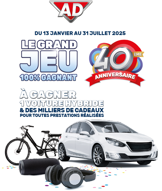 Concours AD 40 ans 100% gagnant