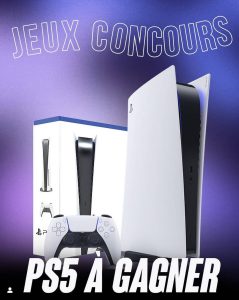 1 console de jeux Playstation 5