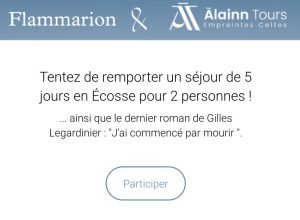 1 séjour en autotour de 5 jours pour 2 personnes en Ecosse valeur 2 116 €
