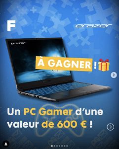 1 PC gamer Erazer Crawler E30e valeur 600 €