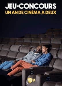 1 an de cinéma illimité pour 2 personnes
