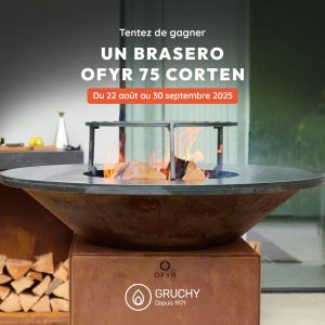 1 brasero Ofyr 75 Corten valeur 1 795 €