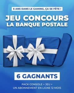 6 lots composés de 1 console Nintendo Switch 2 + 1 jeu vidéo "Mario Kart World" + 1 abonnement de 12 mois valeur 509 €