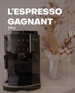 1 machines à café Delonghi Dinamica Start valeur 399 €