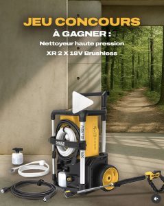 1 nettoyeur haute pression XR 18V Brushless