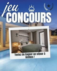1 séjour d'une semaine pour 4 personnes à la résidence "Les jardins de l'Olympie" à Antibes (06)