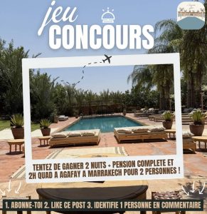 1 séjour pour 2 personnes à Marrakech