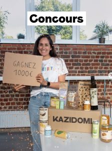 1 lot de 1000 euros de produits Kazidomi