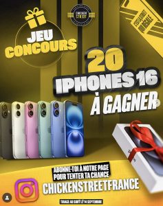 20 iPhones 16