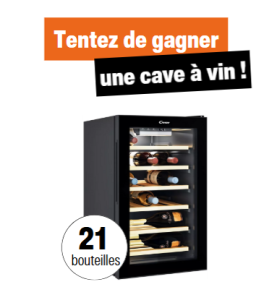 1 cave à vin de marque Candy valeur 234 €