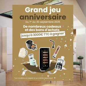 1 cave à vin encastrable Climadiff valeur 599 €