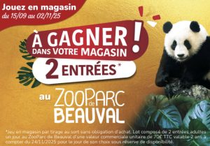 1 séjour pour 4 personnes au ZooParc de Beauval valeur 859 €