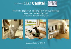 1 séjour pour 4 personnes en Guadeloupe valeur 3 500 €