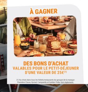 24 séjours dans un hôtel du groupe Louvre Hôtels valeur 400 €