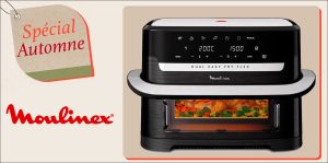1 Air Fryer nouvelle génération "Easy Fry Dual Flex" Moulinex valeur 220 €